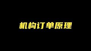 BTC+ETH：机构订单原理概念讲解