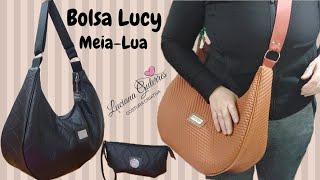 Bolsa Lucy Meia-Lua + Nécessaire