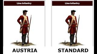 Empire: Total War 1vs1: Line Infantry (AUSTRIA VS STANDARD)