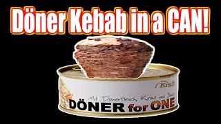 Döner Kebab in a CAN! - WHAT ARE WE EATING?? - The Wolfe Pit