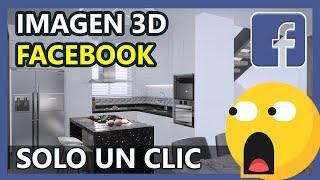 Imagen 3D para FACEBOOK desde el celular rapido y facil | Sin Mapa de Profundidad | solo un CLIC