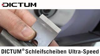 DICTUM Schleifscheiben Ultra-Speed für Nassschleifmaschinen mit 250 mm Steindurchmesser