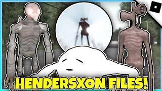 How to get "HENDERSXON FILES" BADGE in Creepypasta Life RP - ROBLOX