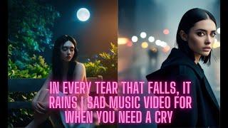 In Every Tear That Falls, It Rains | Sad Music Video For When You Need A Cry | #sadsong #musicvideo