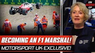 What Does An F1 MARSHAL Do?! | How To BECOME A Marshal?! | Sam's Visit To MOTORSPORT UK!