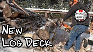 This New Firewood Bucking Table is a Time Saver and Back Saver