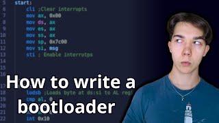 OS development 101 - How to make a bootloader part 1 - Hello World