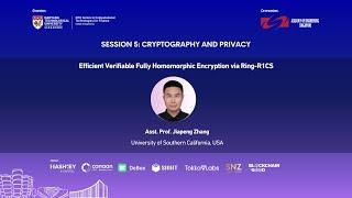 2024 NTU Blockchain Symposium: Efficient Verifiable Fully Homomorphic Encryption via Ring-R1CS