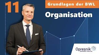 Vorlesung Grundlagen der BWL für alle Teil 11 - Organisation