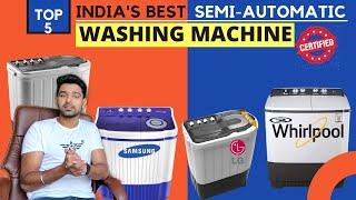 Top 5 Best Semi Automatic Washing Machines in India in 2021  Best Washing Machines || Product Bazar