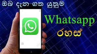 Whatsapp Top Secrets in Sinhala | Dew Tech LK