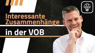 Interessante Zusammenhänge in der VOB