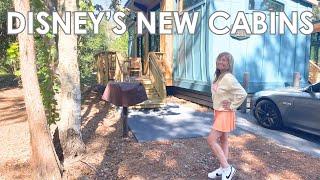 Staying at Disney's NEW Cabins at Fort Wilderness - Full Tour - Halloween Decor Golf Cart Ride!