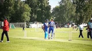 Fossum cc batting against Star cc 2024