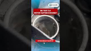 Araba Motoru su kaçağı testi #short #araba