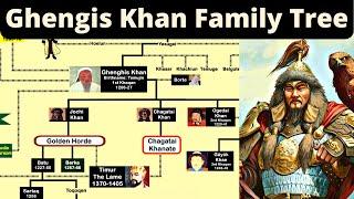 Genghis khan Family Tree | Who was his most brutal Son?