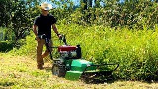 A BRUTE Of A Machine That Loves To Eat! - Billy Goat Outback Brush Cutter In Action