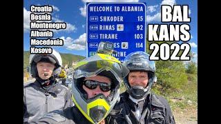 Balkan moto trip 2022 | Croatia, Bosnia, Montenegro, Albania, Macedonia, Kosovo on motorbike