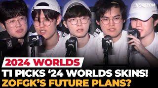 Worlds skins? ZOFGK staying together for 2025? T1 vs BLG Worlds Finals Presser | Ashley Kang