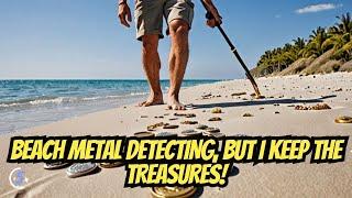 Beach Metal Detecting, But I Keep The Treasures!