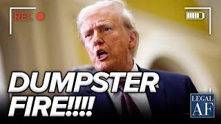 Trump GOES UP in FLAMES as White House Can't EVEN SAVE HIM