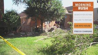 Allen, TX: Car crashes into home, injuring one