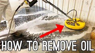 How To Remove Oil Stains From Concrete