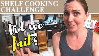 Shelf Cooking | Budget Pantry Freezer Challenge | Week of DInners | Did we fail??