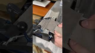 Leather splitter ASMR #leathercraft #leathercrafts #leathergoods #leathertools #leather #asmr