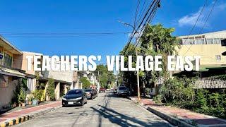 [4K] Teachers’ Village East Diliman Walking | A Peaceful Barangay in Quezon City Philippines