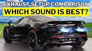 Which Exhaust Is Best For Your McLaren 720S? Valvetronic Designs Sport vs. Race Exhaust Comparison