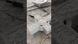 Hand Carved Celtic Cross Granite Monument