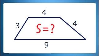 Найдите площадь трапеции