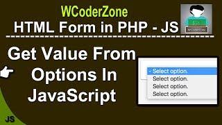 How to get value from select option in JavaScript - English Tutorial