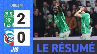 Saint Etienne Strasbourg | 2-0 | Le Résumé | Ligue 1 2024-25 | asse strasbourg