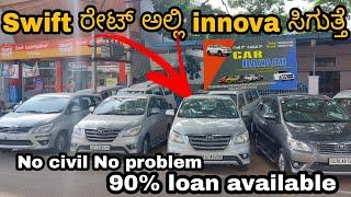 Swift ರೇಟ್ ಅಲ್ಲಿ innova ಸಿಗುತ್ತೆ.. CIBIL ಇಲ್ಲ ಅಂದ್ರು ಲೋನ್ ಮಾಡಿಕೊಡ್ತರೆ...