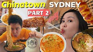 What to EAT in CHINATOWN SYDNEY Part 2 l Japanese Ramen, Korean Street Food Tour