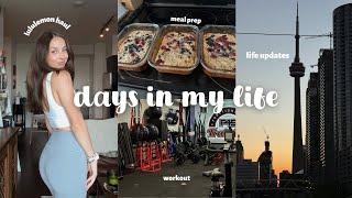 Chatty Vlog | Life Updates, lululemon fall haul, baked oats meal prep!