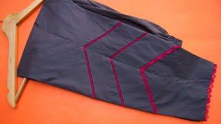 Latest Trouser Design Cutting & Stitching Tutorial by STYCH STUDIO