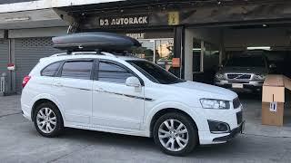 กล่องเก็บของบนหลังคารถ YAKIMA RoofBox SKYBOX 16 ใส่ Chevrolet Captiva แคปติวา ที่วางของบนหลังคารถ