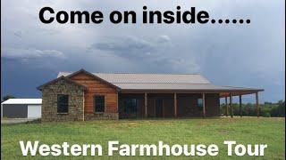 Western FARMHOUSE Tour | Huge MUD ROOM |