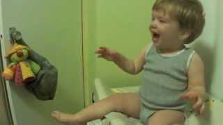 Kicking Daddy is Funny!