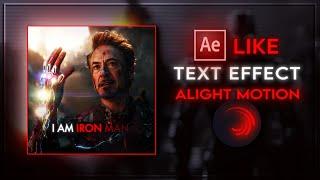 Fade in fade out text tutorial | Alight Motion (+Preset)