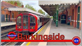 Central Line Trains at Barkingside Station - London Underground (14/04/2024)