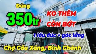 Siêu rẻ siêu gần! Nhà nhỏ chỉ hơn 300tr gần chợ Cầu Xáng Bình Chánh! cách tỉnh lộ 10 chỉ 150m