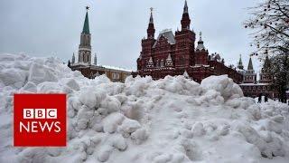 Cold War: How Moscow gets rid of snow - BBC News