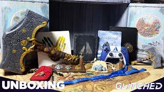 Ultimate God of War Ragnarok Unboxing - Merchandise, Jotnar Edition, DualSense Controller and more!