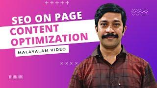 SEO On page Content Optimization - Best Tips & Guidelines - Malayalam Video