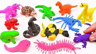 DIY How To Make Polymer Clay Miniature Reptile, Cobra, Centipede, Dinosaur, Gecko