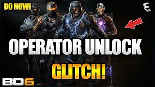 *NEW* OPERATOR UNLOCK GLITCH! (DO NOW!) VAULT EDITON OPERATOR UNLOCK GLITCH! BO6 GLITCHES!